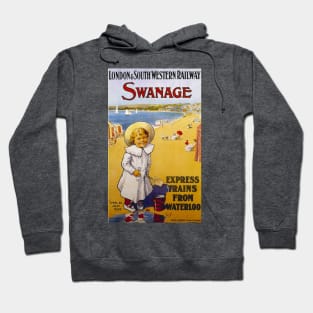 Vintage Travel Poster - Swanage England Hoodie